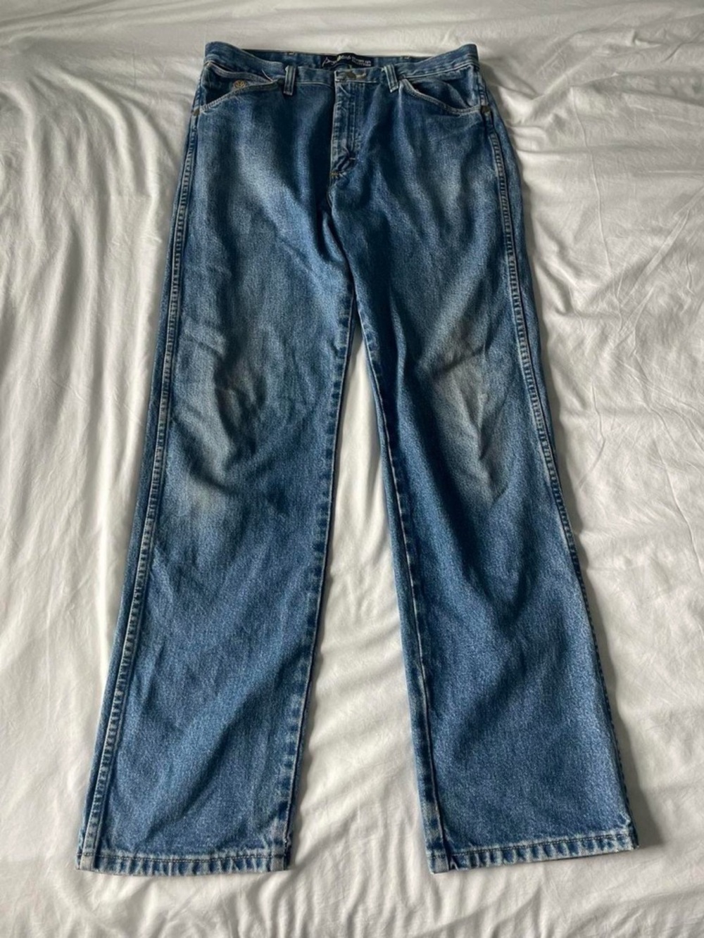 Classic Men's Blue Denim Jeans